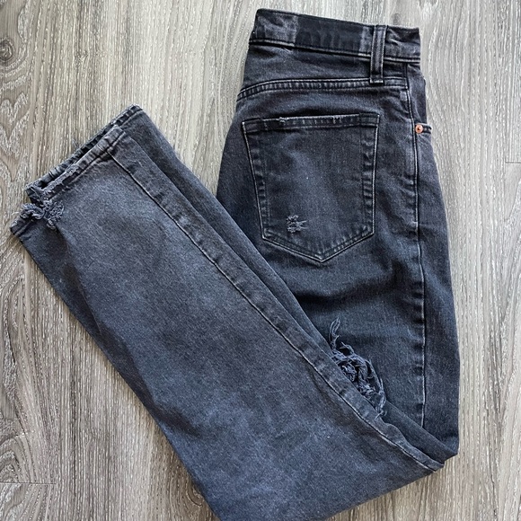 Abercrombie 90s Straight High Rise Jean Curve Love - Picture 5 of 7